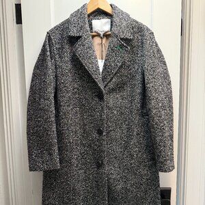 3.1 Phillip Lim Oversized Textured Balmacaan Coat - Size: XS/S